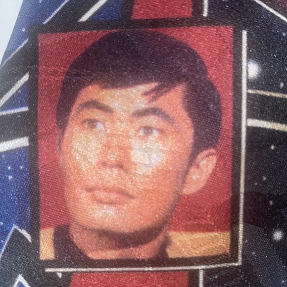 Vintage ORIGINAL RALPH Marlin “Star Trek - Original Series Crew” Men’s Neck Tie - Picture 7 of 12